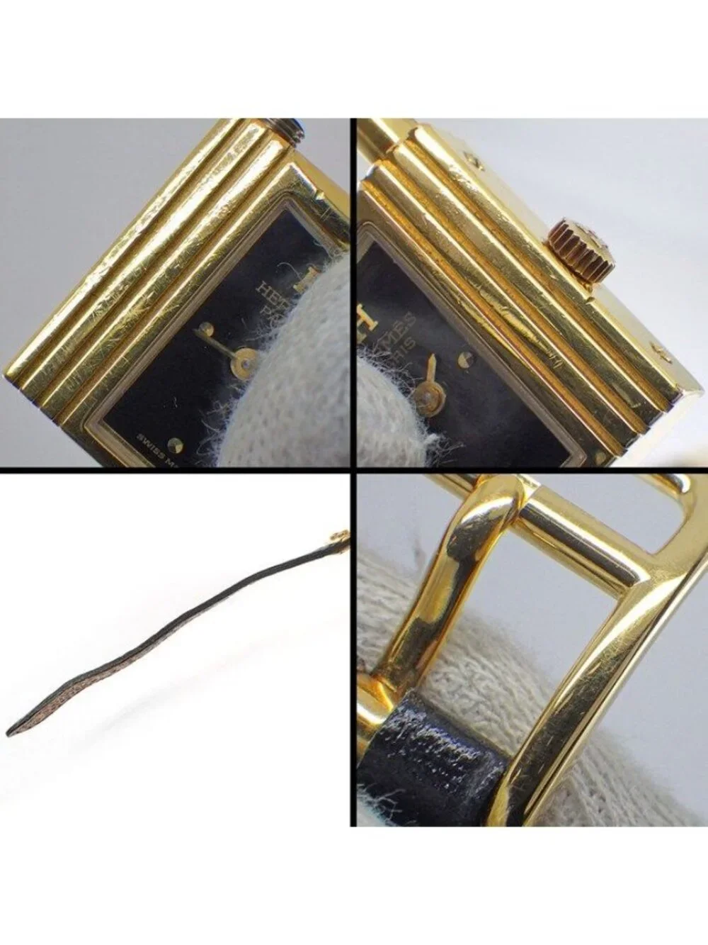 Hermes Watch Kelly Gold